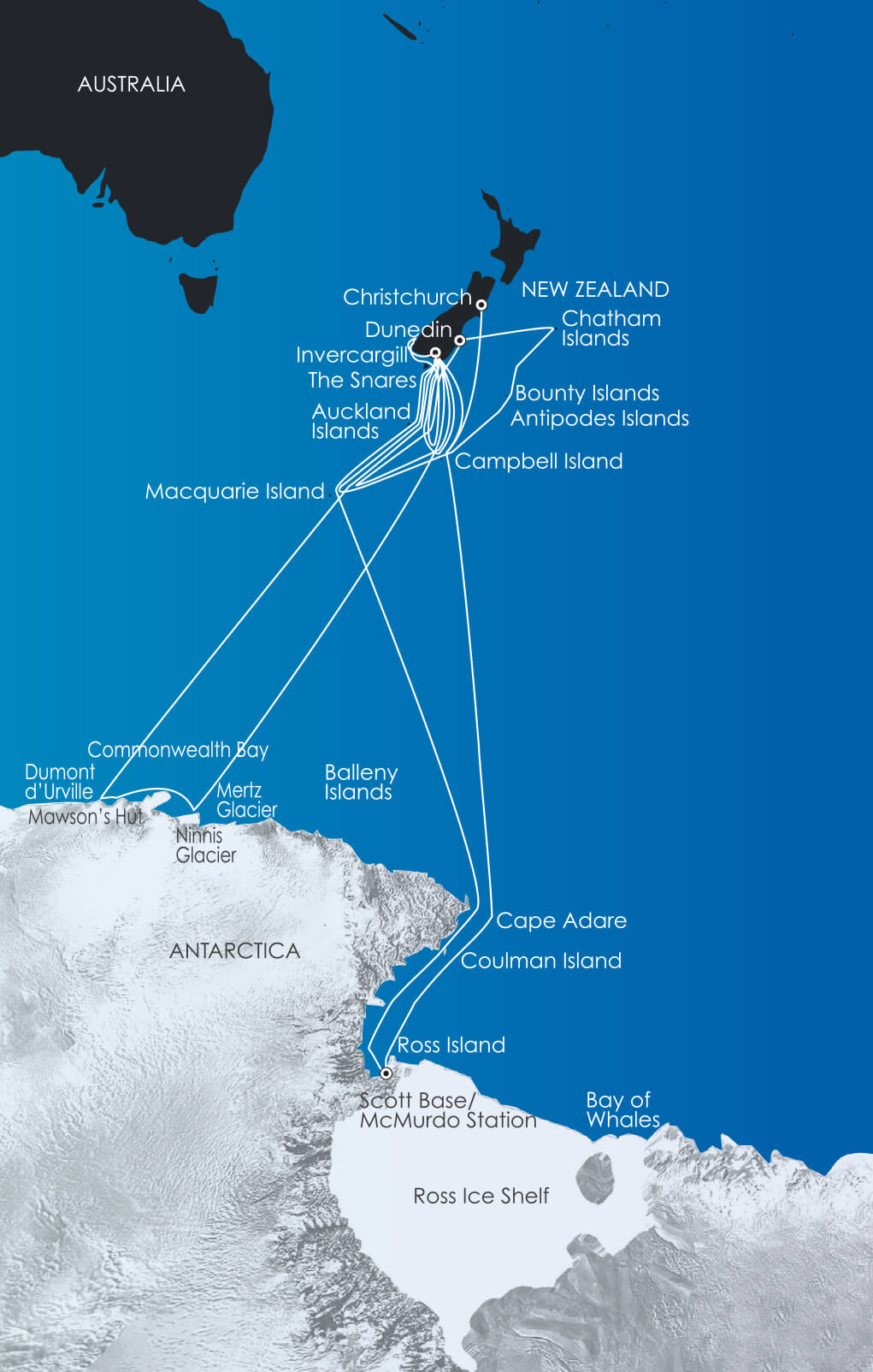 Antarctic Cruises & Expeditions from New Zealand